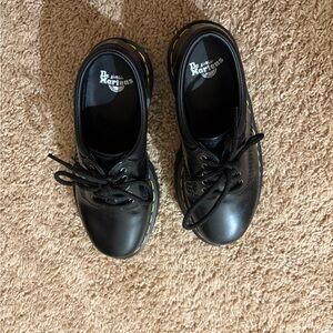 Dr. Martens Black Leather Lace-Up Shoes